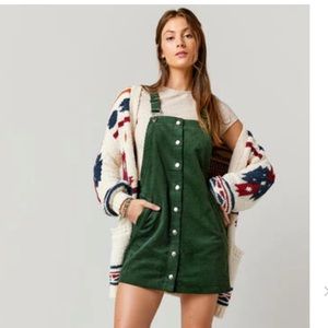 Francesca’s Corduroy Overall Dress